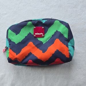 Mimosa Vibrant Chevron Cosmetics Bag